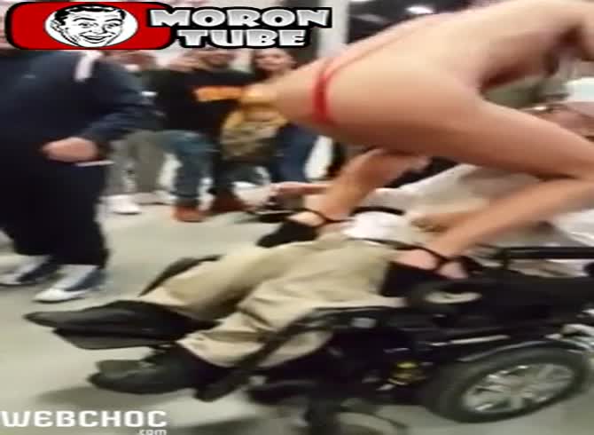 Video :He is entitled to get extra from this stripper because he is disabled!